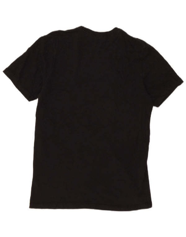 T-shirt grafica da uomo Nike Top in cotone color block medio nero