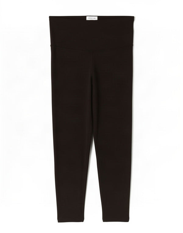 J. Crew Womens High Waist Leggings UK 16 Large Black Cotton