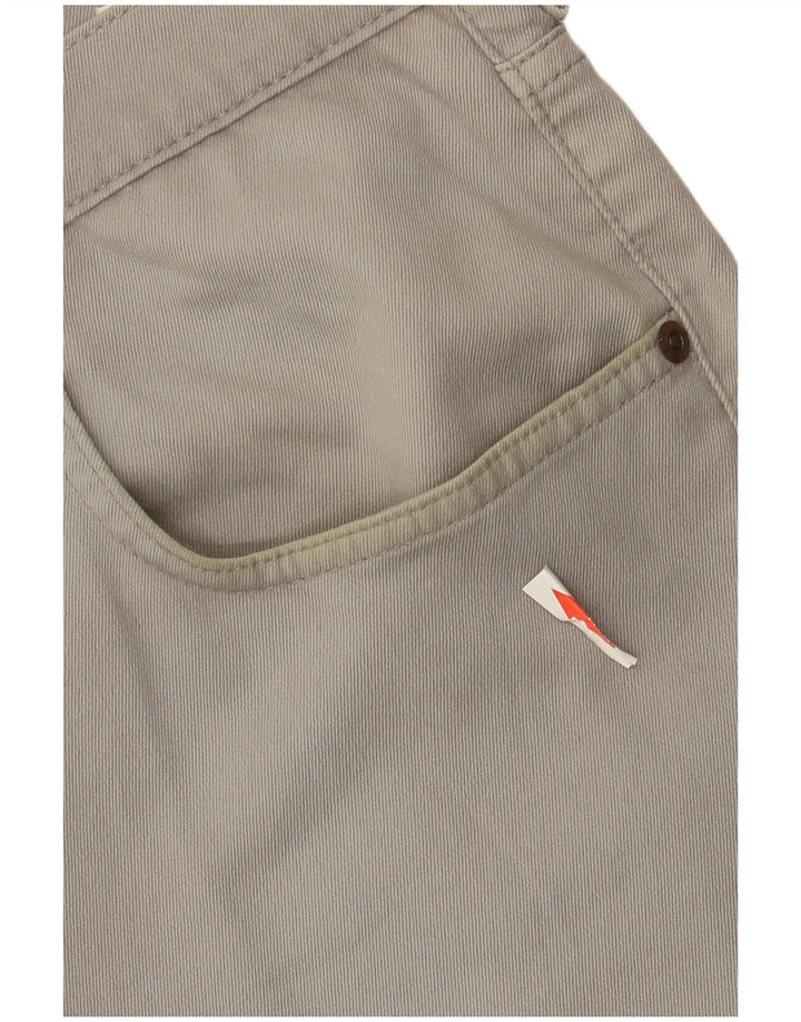 Lee Mens Straight Casual Trousers W40 L28 Grey