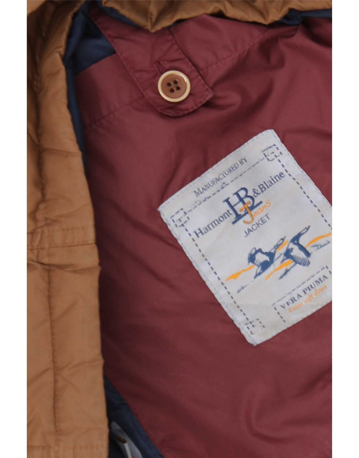 Harmont & Blaine Herre hættepolstret jakke UK 38 Medium Brown
