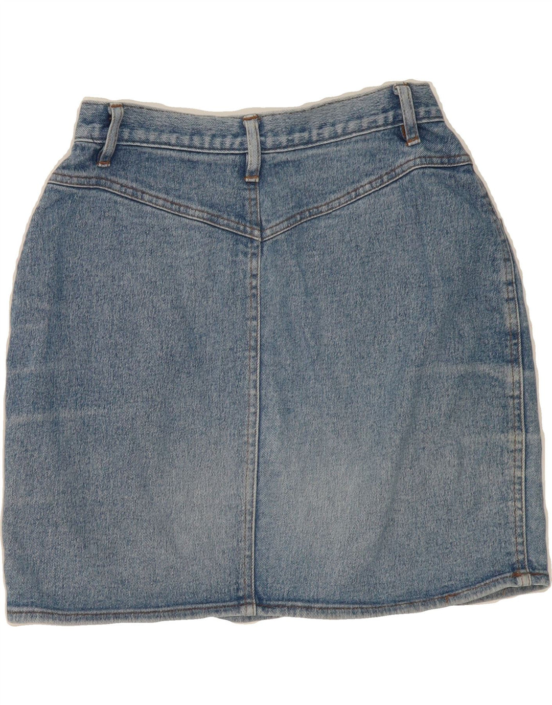 BENETTON Womens Denim Skirt W26 Small Blue Cotton Vintage Benetton and Second-Hand Benetton from Messina Hembry 