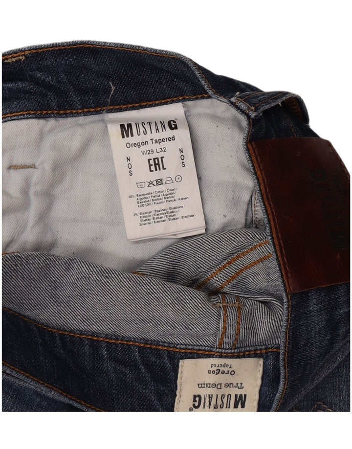 Mustang Womens Slim Jeans W29 L32 Blue Cotton