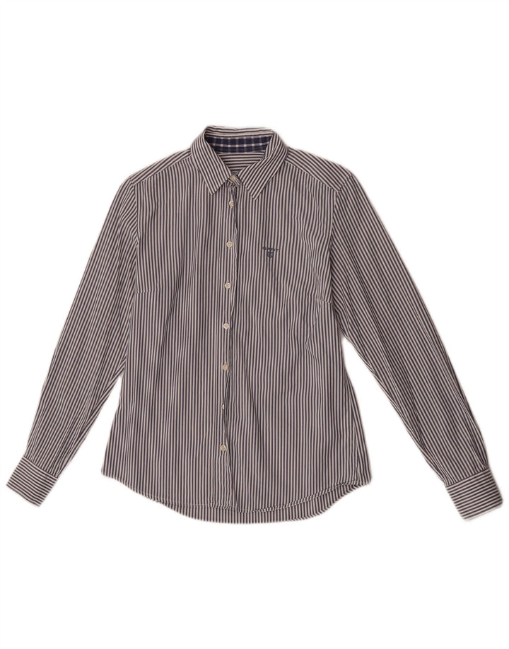 Camicia da donna Gant UK 12 gessato blu medio
