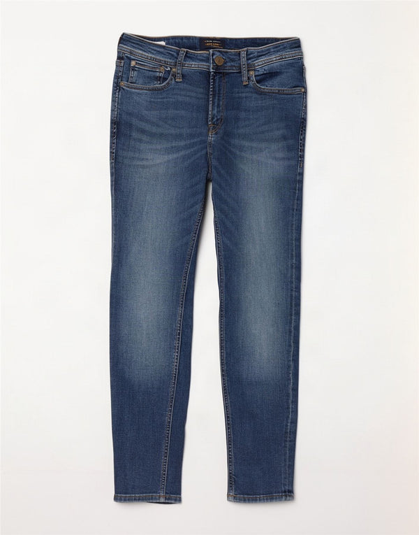 Jack & Jones Hombre Liam Skinny Jeans W31 L30 Algodón Azul Marino