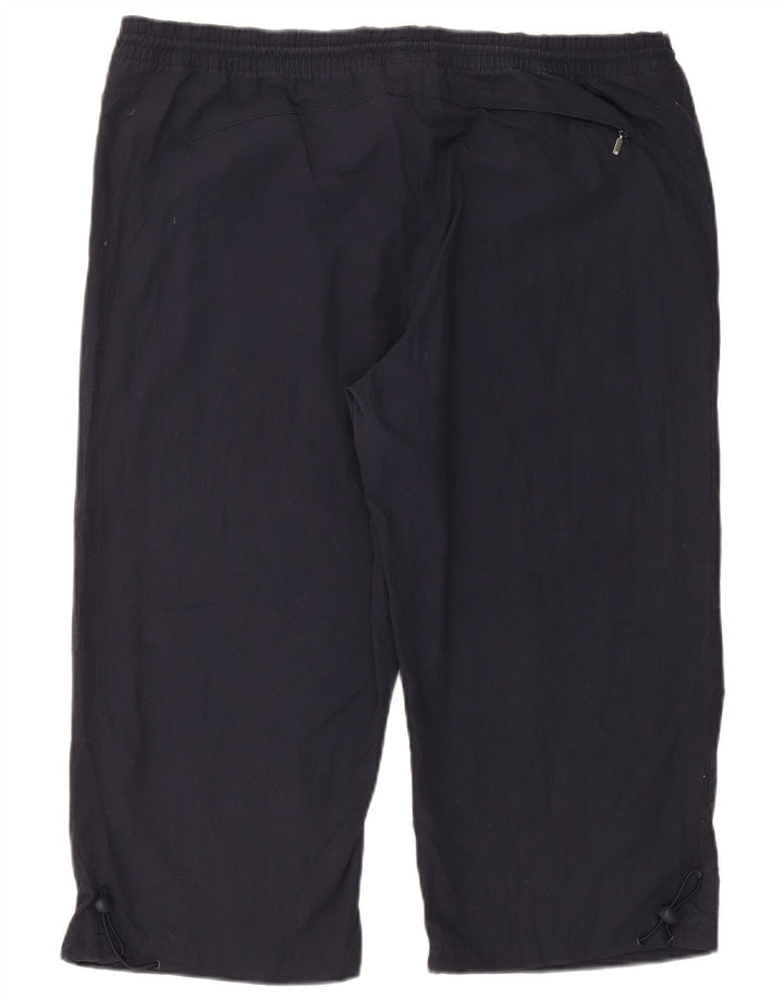 ADIDAS Mens Capri Tracksuit Trousers XL Navy Blue Polyester