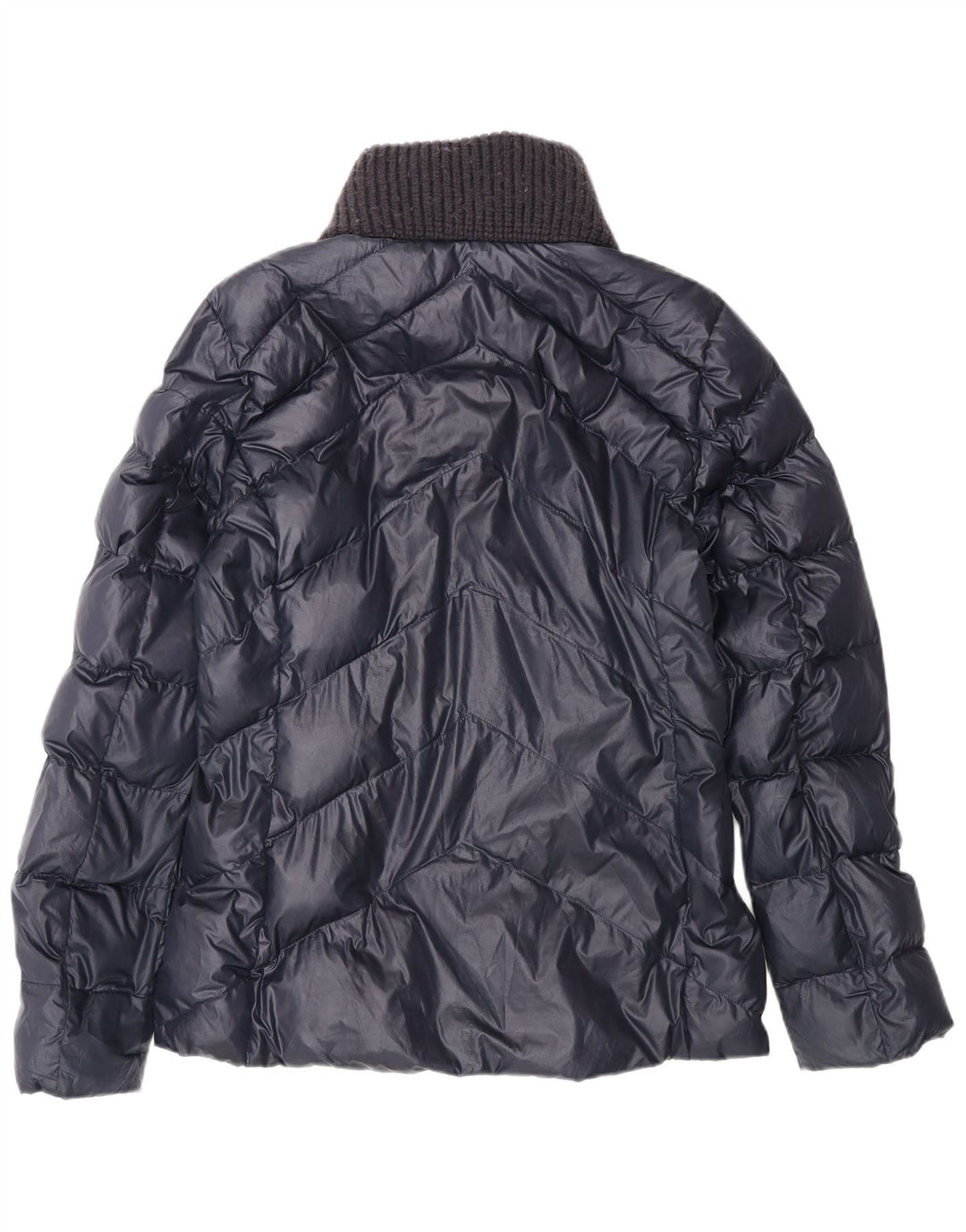 Napapijri Womens Padded Jacket UK 14 Medium Navy Blue Polyester