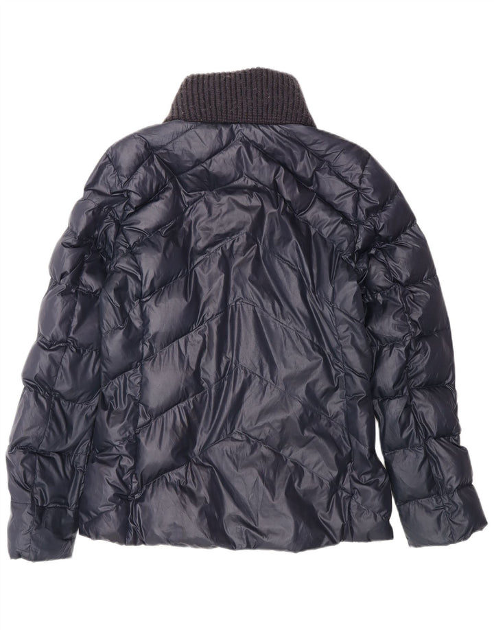 Napapijri Womens Padded Jacket UK 14 Medium Navy Blue Polyester