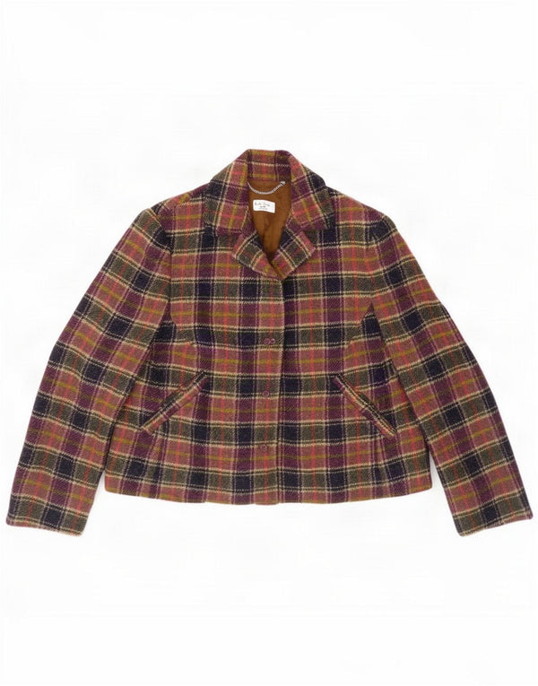 Paul Smith Dame 3-knaps blazerjakke EU 40 Medium Flerfarvet Plaid