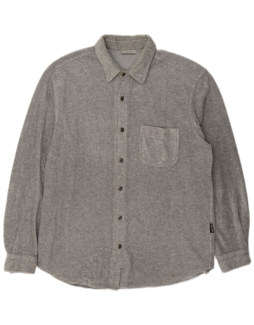 Sergio Tacchini Mens Overshirt Fleece Shirt XL Grey