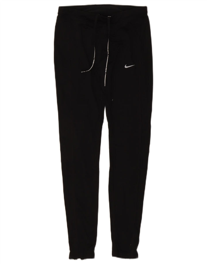 Nike Damen Leggings UK 8 Small Schwarz Polyester