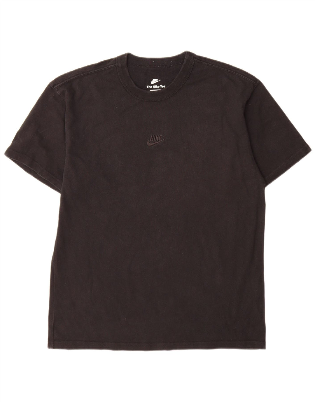 Nike Mens T-Shirt Top Medium Black Cotton