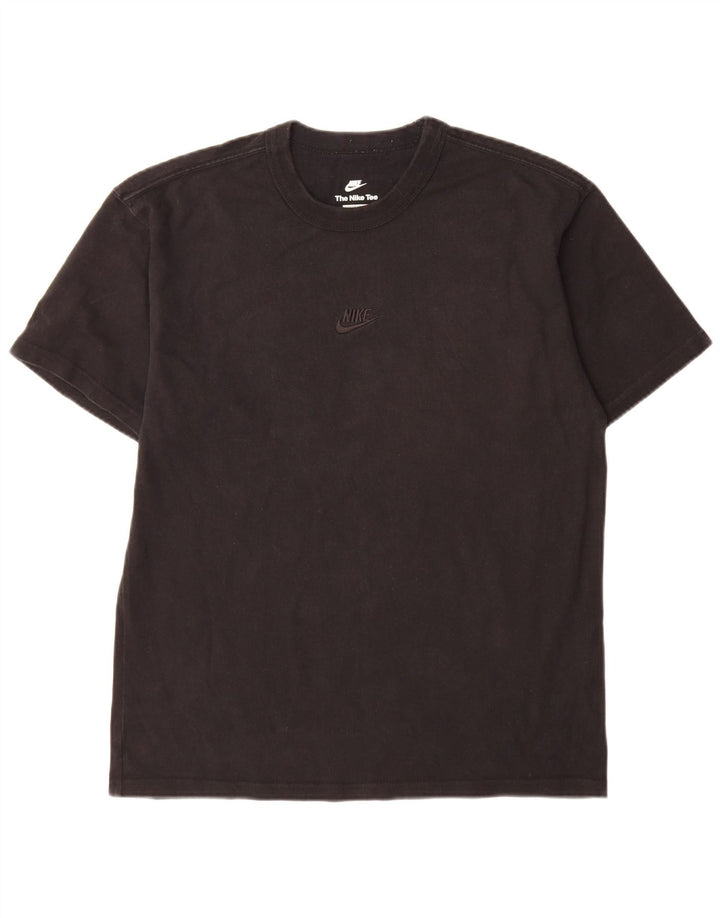 Nike Mens T-Shirt Top Medium Black Cotton