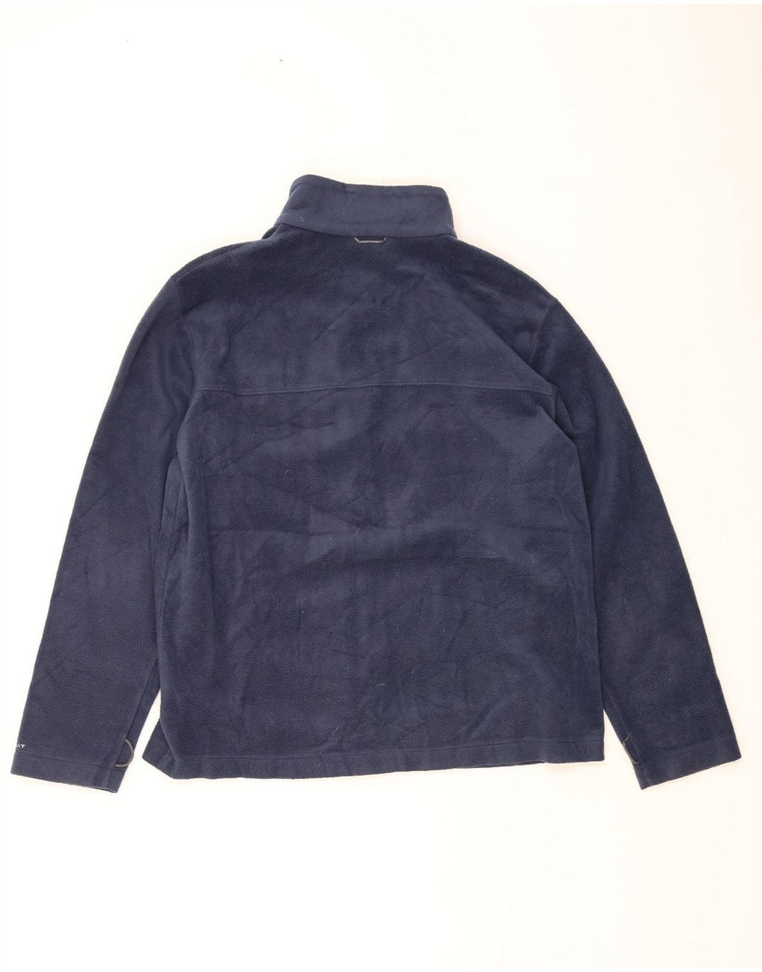 COLUMBIA Mens Fleece Jacket UK 40 Large Navy Blue Polyester