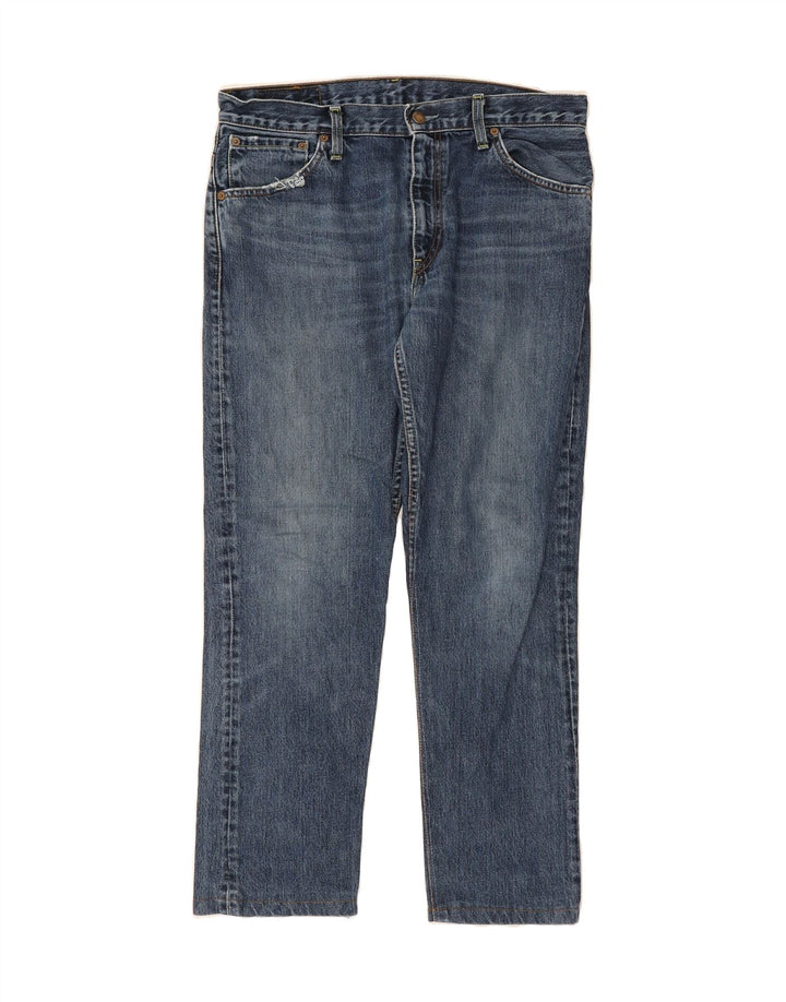 LEVI'S Mens 507 Straight Jeans W32 L29  Blue Cotton Vintage Levi's and Second-Hand Levi's from Messina Hembry 