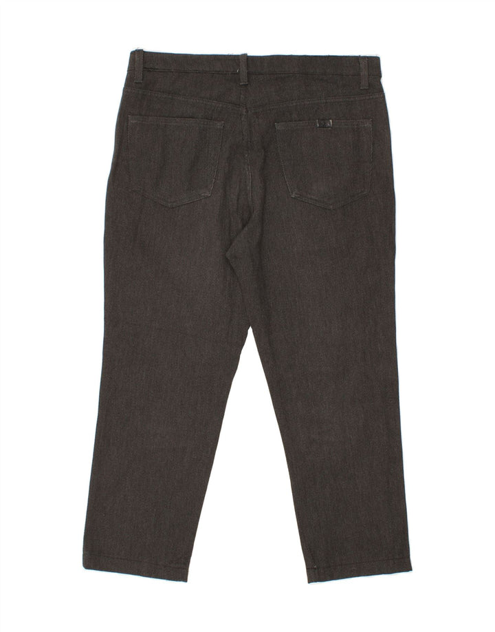 TRUSSARDI Mens Cropped Jeans W33 L24 Black Cotton Vintage Trussardi and Second-Hand Trussardi from Messina Hembry 