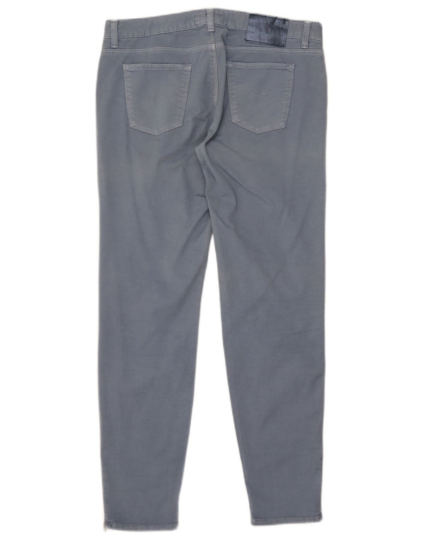 Trussardi Dame Skinny Jeans IT 44 Medium W30 L29 Blå Bomuld