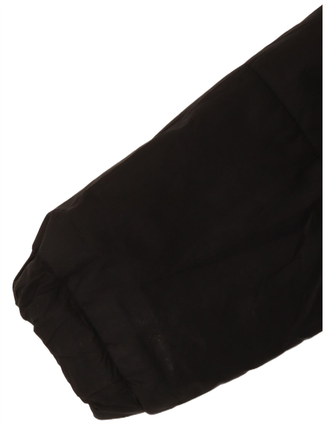Ellesse Womens Oversized Crop Hooded Padded Jacket UK 6 XS Black Polyester