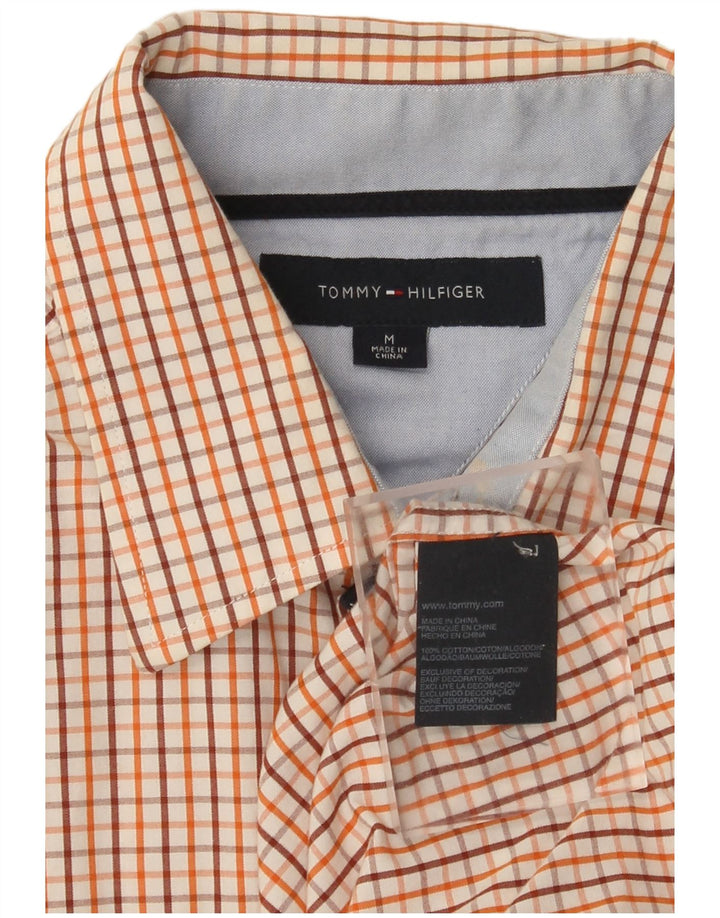 Camicia da uomo Tommy Hilfiger in cotone a quadri multicolore medio
