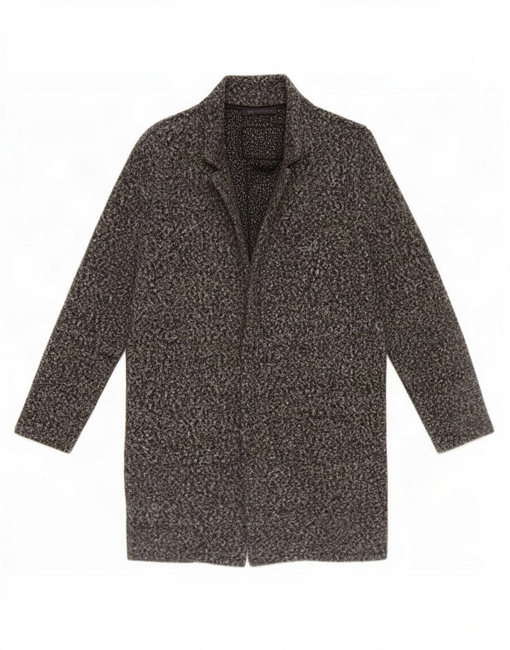 Marks & Spencer Abrigo para mujer UK 8 Pequeño Poliéster moteado gris