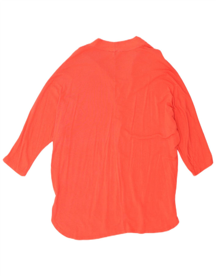 Phase Eight Womens Oversized Top 3/4 Sleeve UK 12 Medium Orange