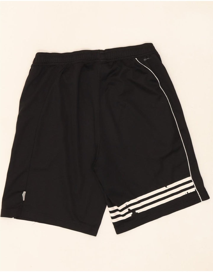 ADIDAS Mens Climalite Sport Shorts Medium Black Colourblock Polyester Vintage Adidas and Second-Hand Adidas from Messina Hembry 