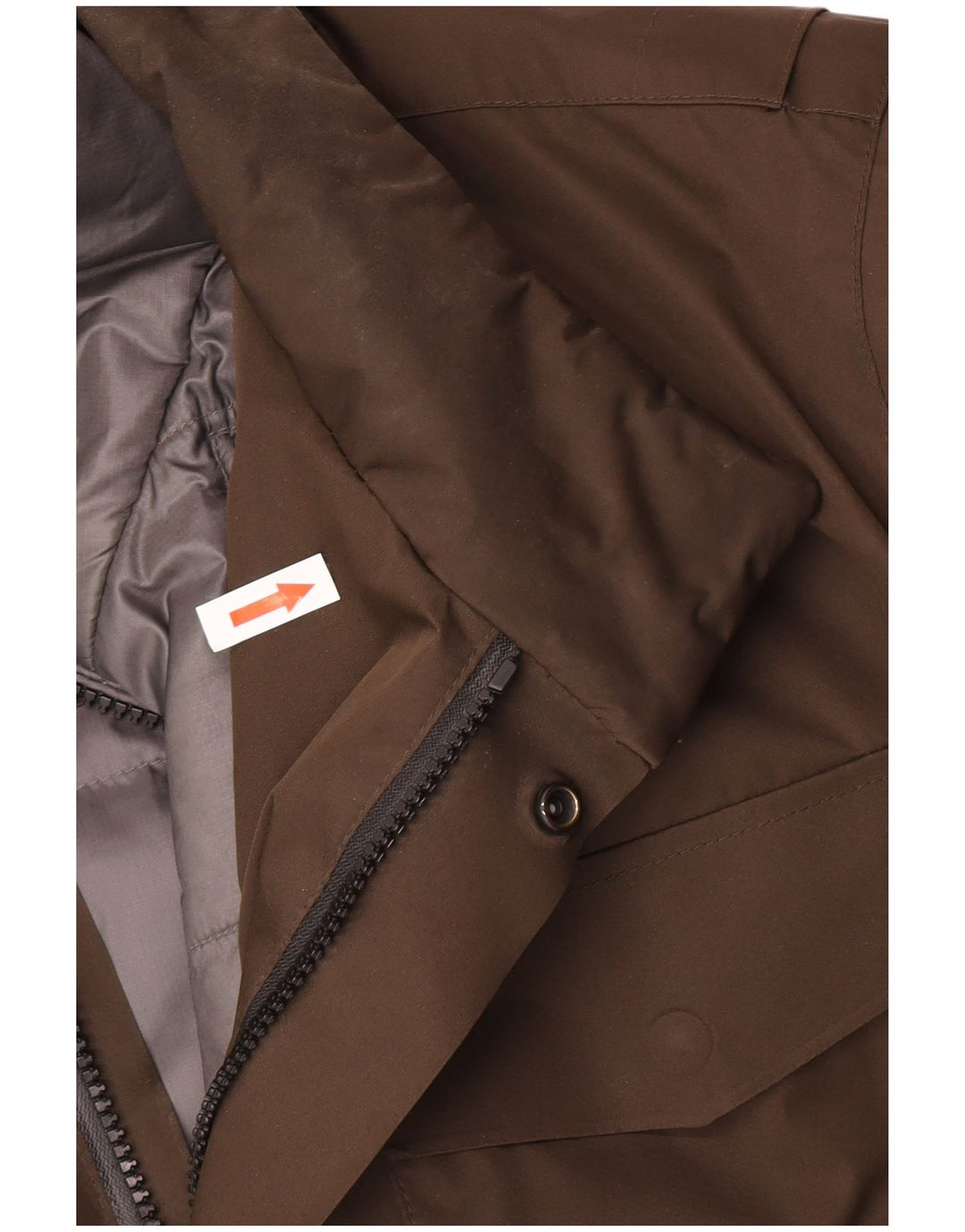 Massimo Dutti Chaqueta Acolchada Hombre UK 42 XL Marrón Poliéster