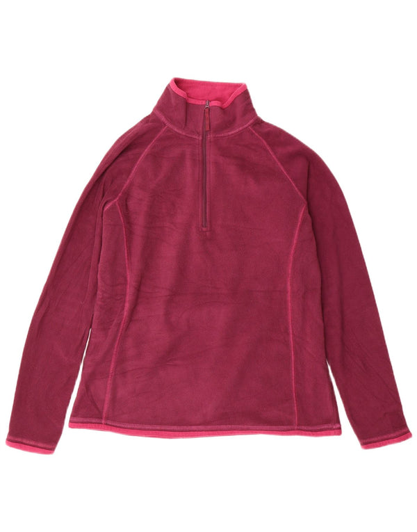 Mountain Warehouse Dame Fleece Jumper med lynlås DK 12 Medium Lilla