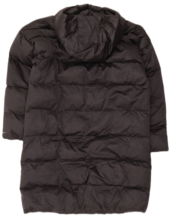 Nike Mens Therma-Fit kapucnis párnázott kabát UK 36 kis fekete nylon