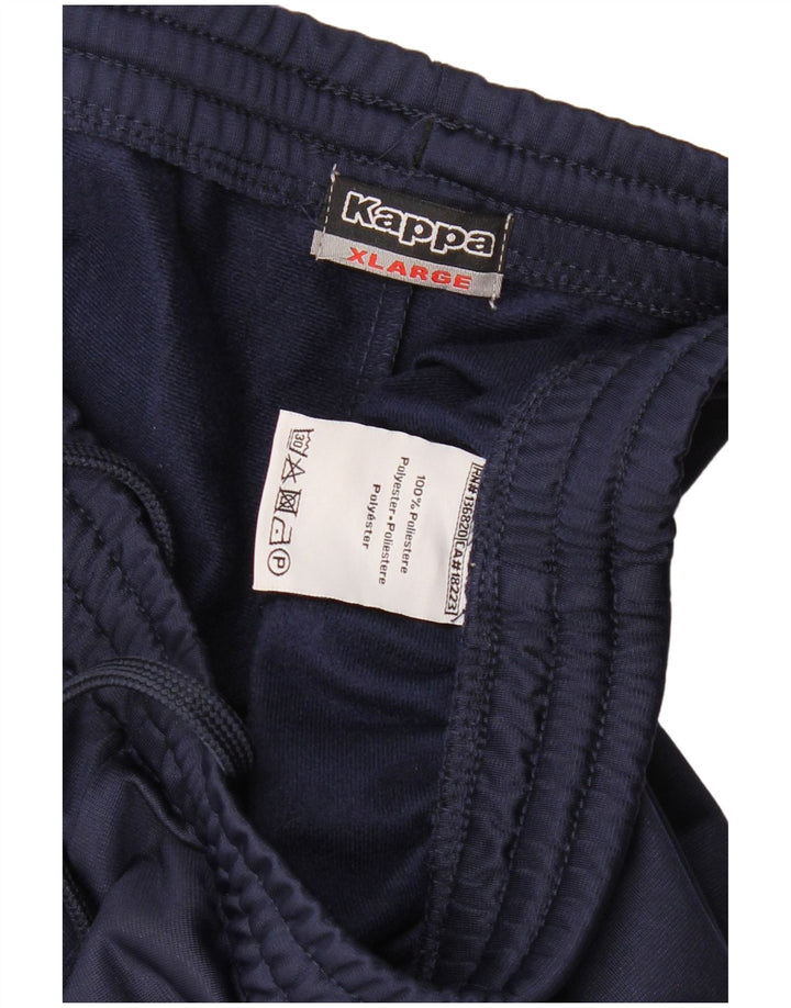 Kappa træningsdragt bukser til mænd XL marineblå polyester