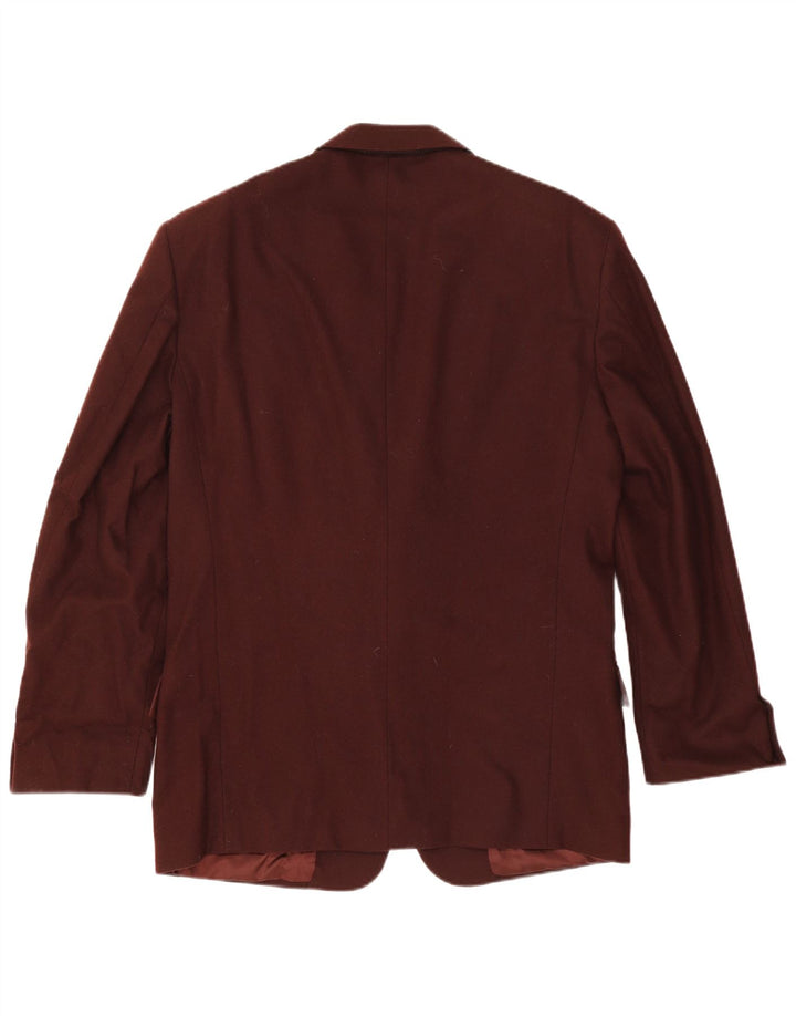 Giacca blazer a 2 bottoni lunga da uomo Facis IT 52 XL Lana vergine bordeaux