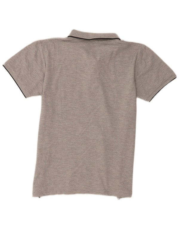 Polo da uomo slim fit a maniche corte Liu Jo Large in cotone grigio