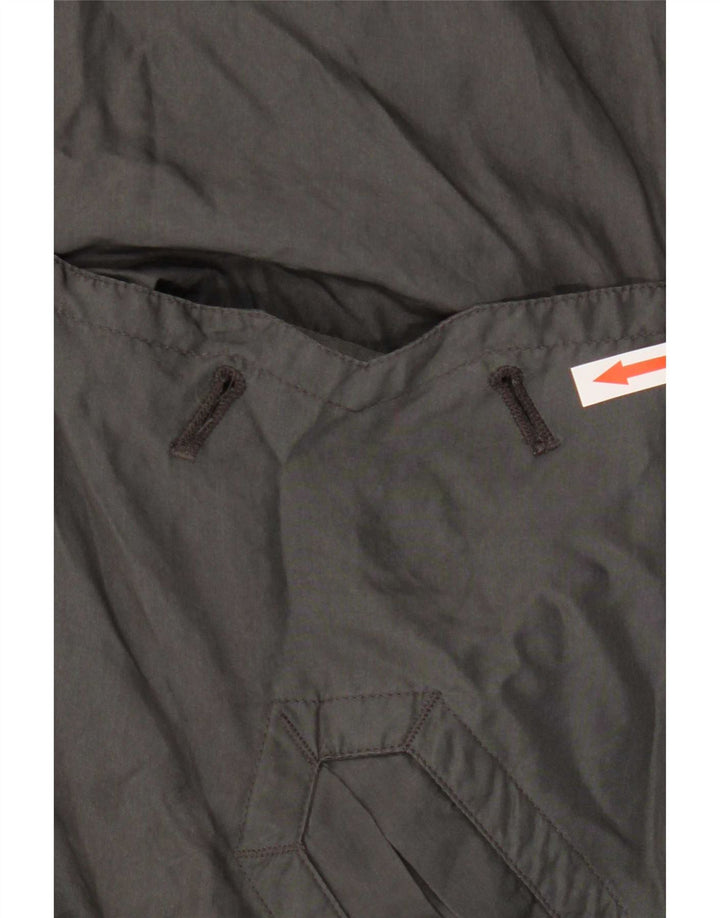 Vintage Mens Bomber Jacket UK 38 Medium Grey Silk