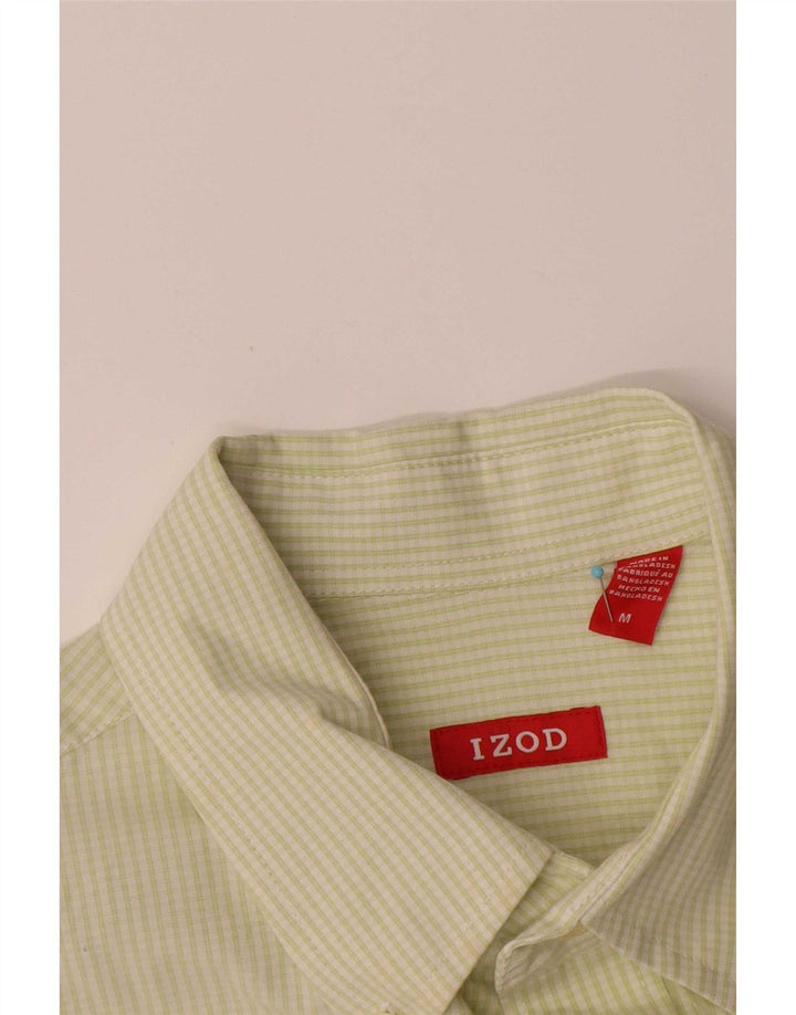 Camisa Hombre Izod Algodón Cuadros Verde Medio