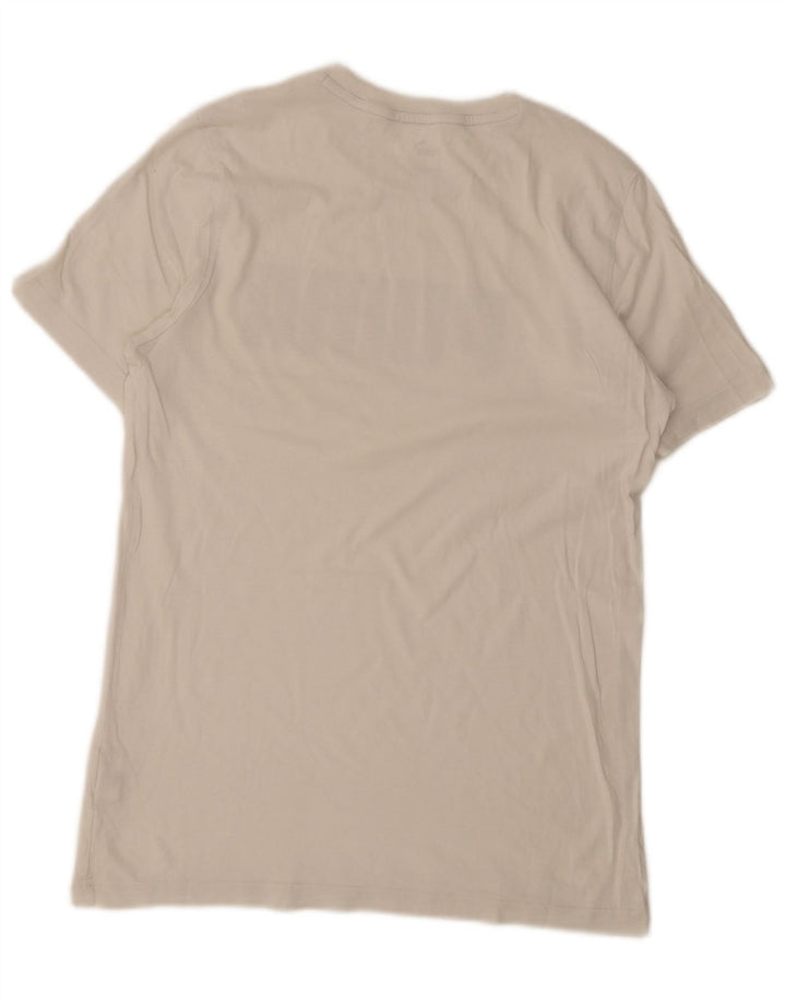 Puma Mens Graphic T-Shirt Top Small White Cotton