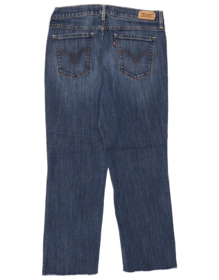 Levi's Jean Court Femme US 8 Medium W29 L34 Bleu Coton