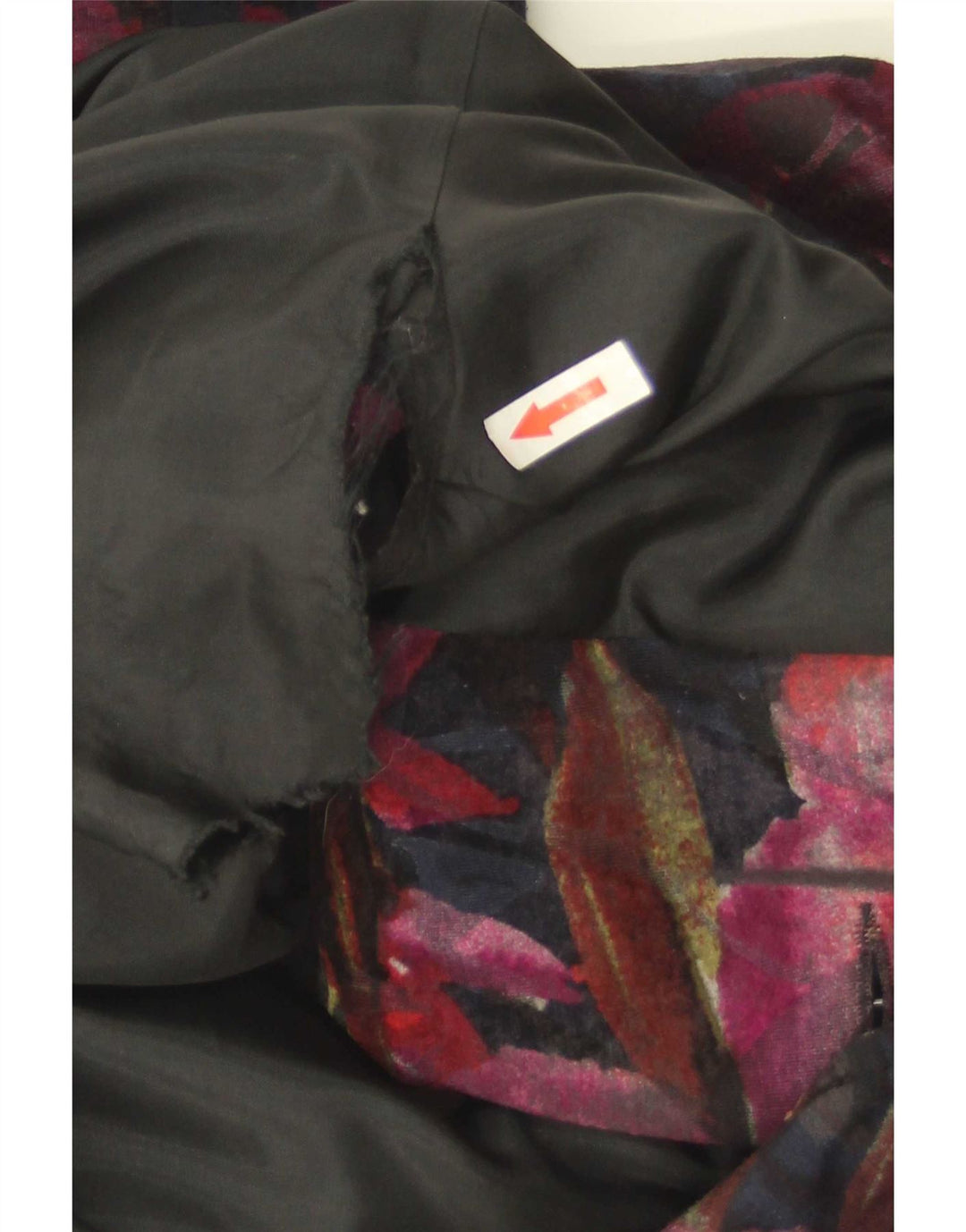 Vintage Womens 3 Button Blazer Jacket UK 10 Small Multicoloured Floral