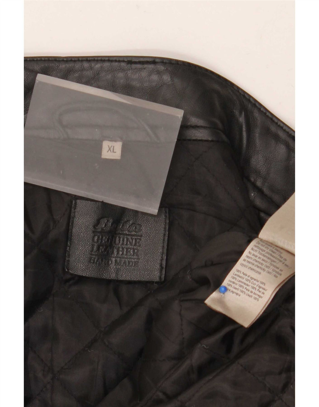 Bata Chaqueta de cuero para hombre UK 42 XL Negro