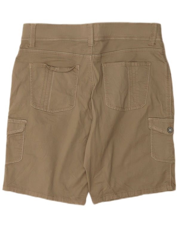 Lee Damen Cargoshorts US 10 Large W32 Beige Baumwolle