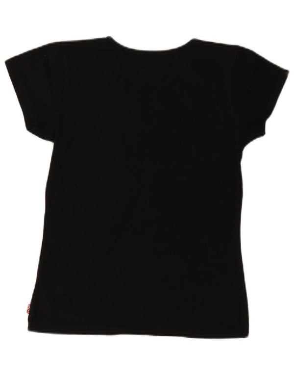 Levi's piger grafisk t-shirt top 15-16 år sort bomuld