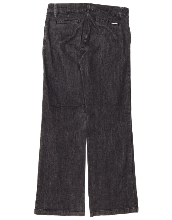WALLIS Jean Bootcut Femme UK 12 Moyen W32 L32 Coton Noir