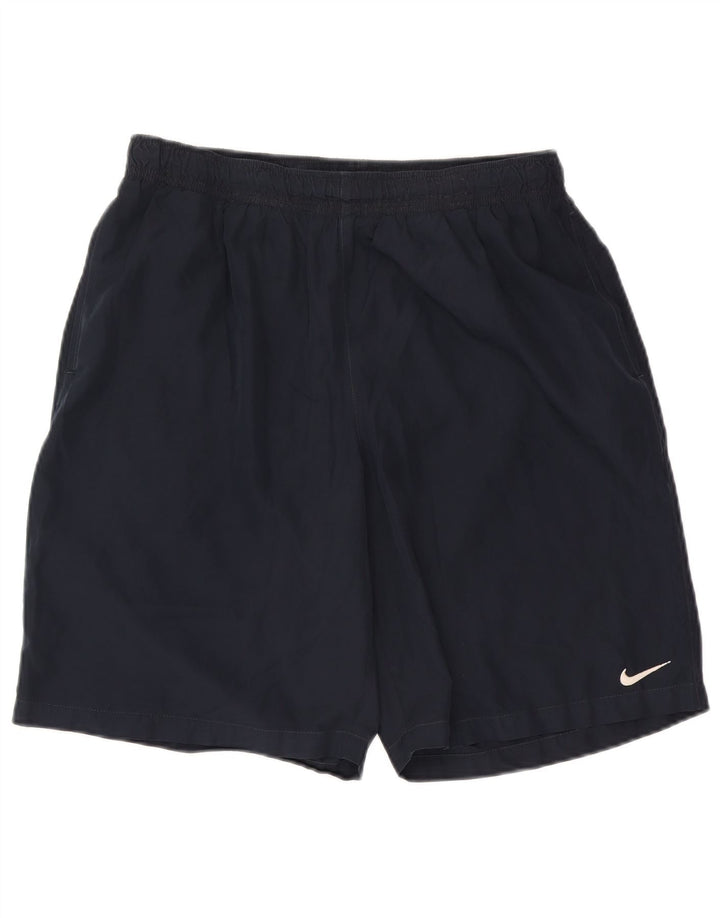 Nike Short de bain graphique pour homme XL Bleu marine Polyester