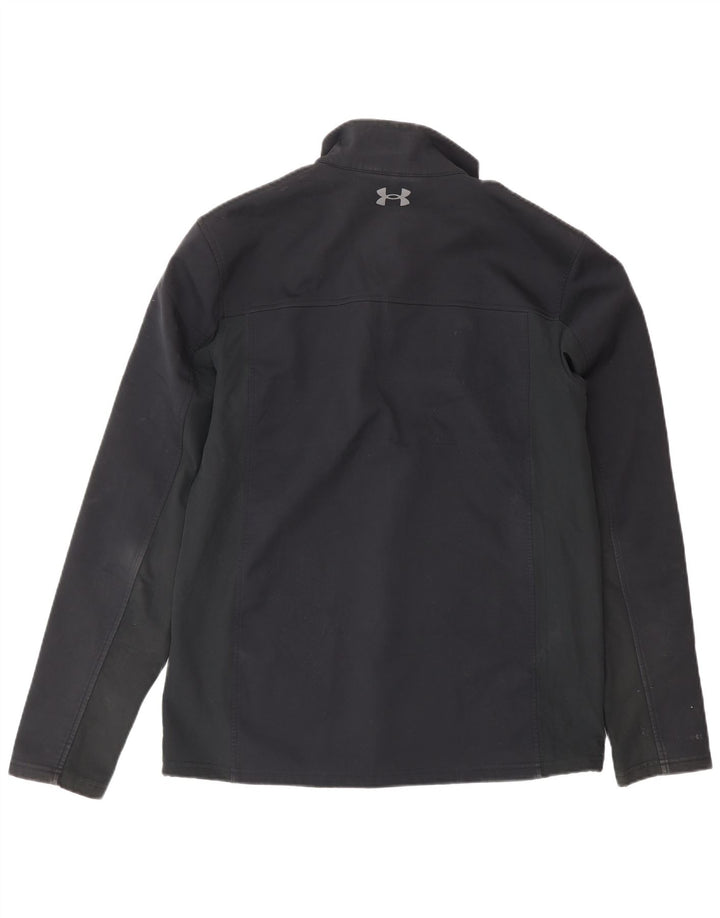 Under Armour Mens Cold Gear Tracksuit Top Jacket Medium Black Polyester