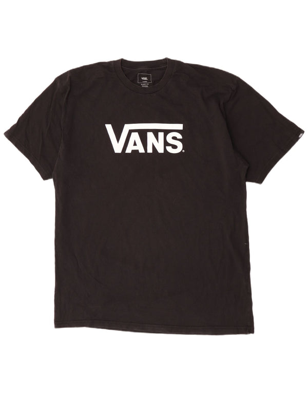 T-shirt grafica da uomo Vans Classic Fit XL in cotone nero