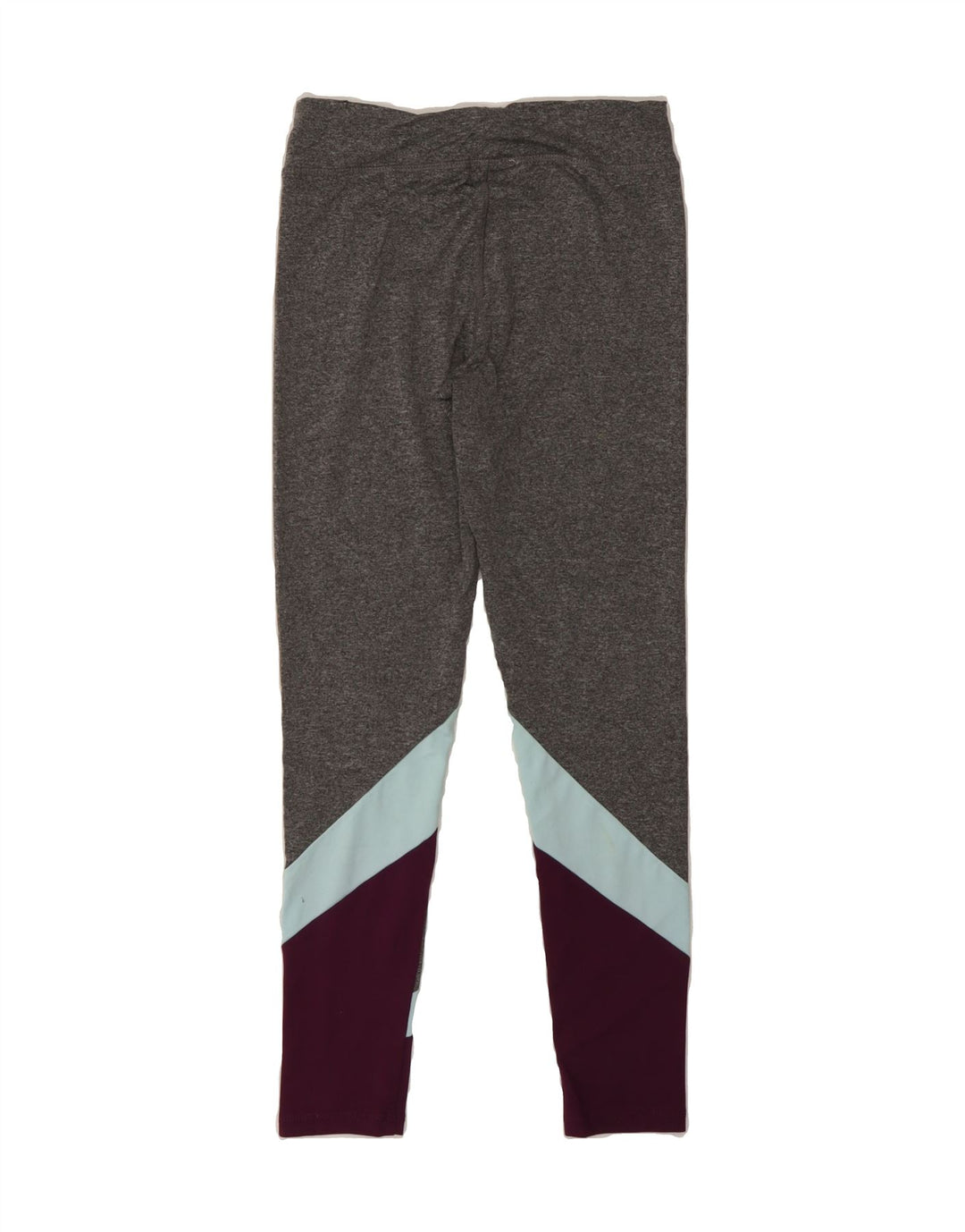 CHAMPION Girls Leggings 10-11 Years Grey Colourblock Polyester Vintage Champion and Second-Hand Champion from Messina Hembry 
