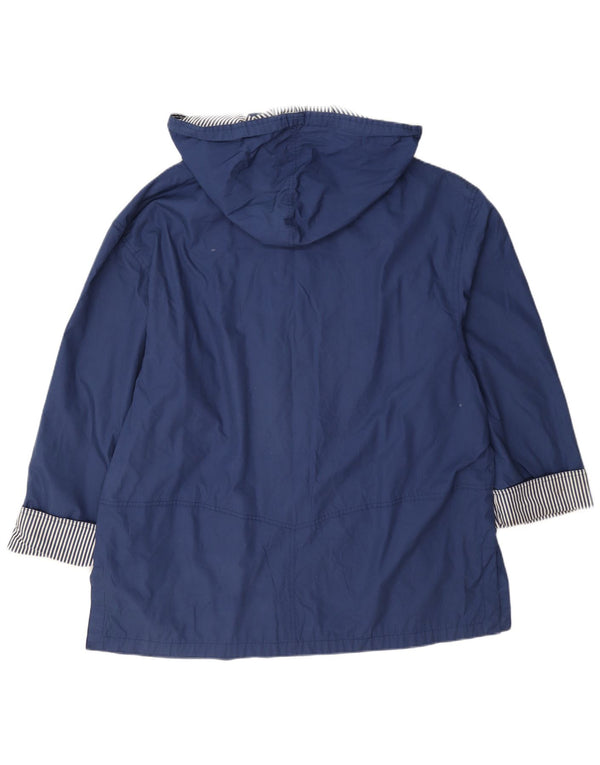 Giacca antipioggia con cappuccio Marks & Spencer da donna St. Michael UK 14 grande blu