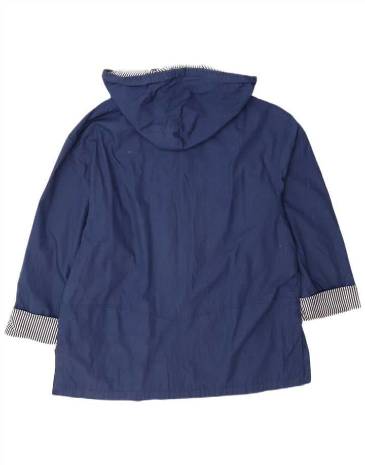 Marks & Spencer Damen St. Michael Kapuzen-Regenjacke UK 14 Large Blau