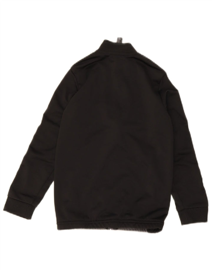 Giacca da tuta da ragazzo Adidas 7-8 anni in poliestere color block nero