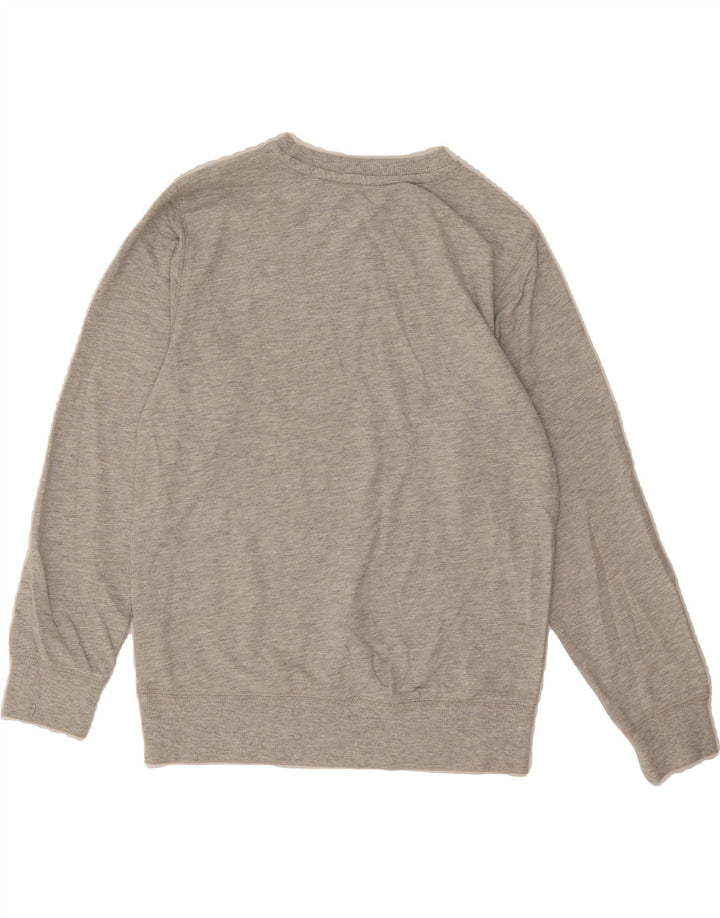 CHAMPION Boys Graphic Sweatshirt Jumper 9-10 Years Medium Grey Cotton Vintage Champion and Second-Hand Champion from Messina Hembry 
