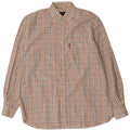 Amerigo Vespucci Mens Shirt XL Off White Check