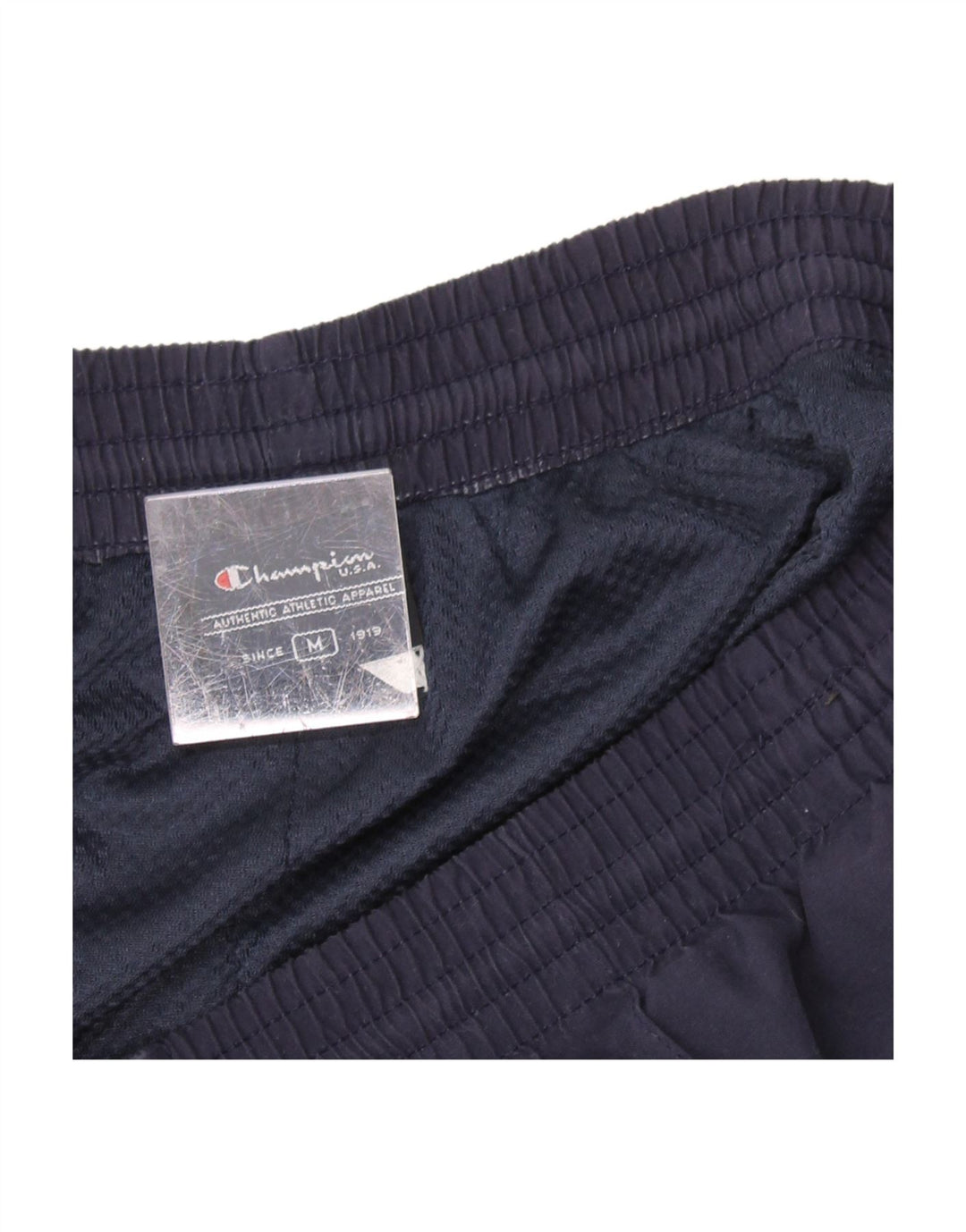 CHAMPION Mens Tracksuit Trousers Medium  Navy Blue Polyester
